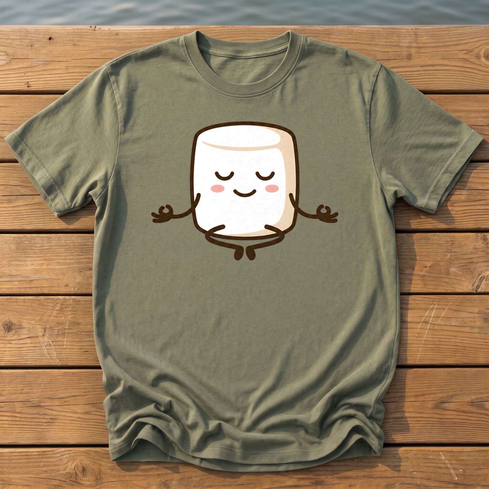 Outside-ish Design 60 T-Shirt — Moss