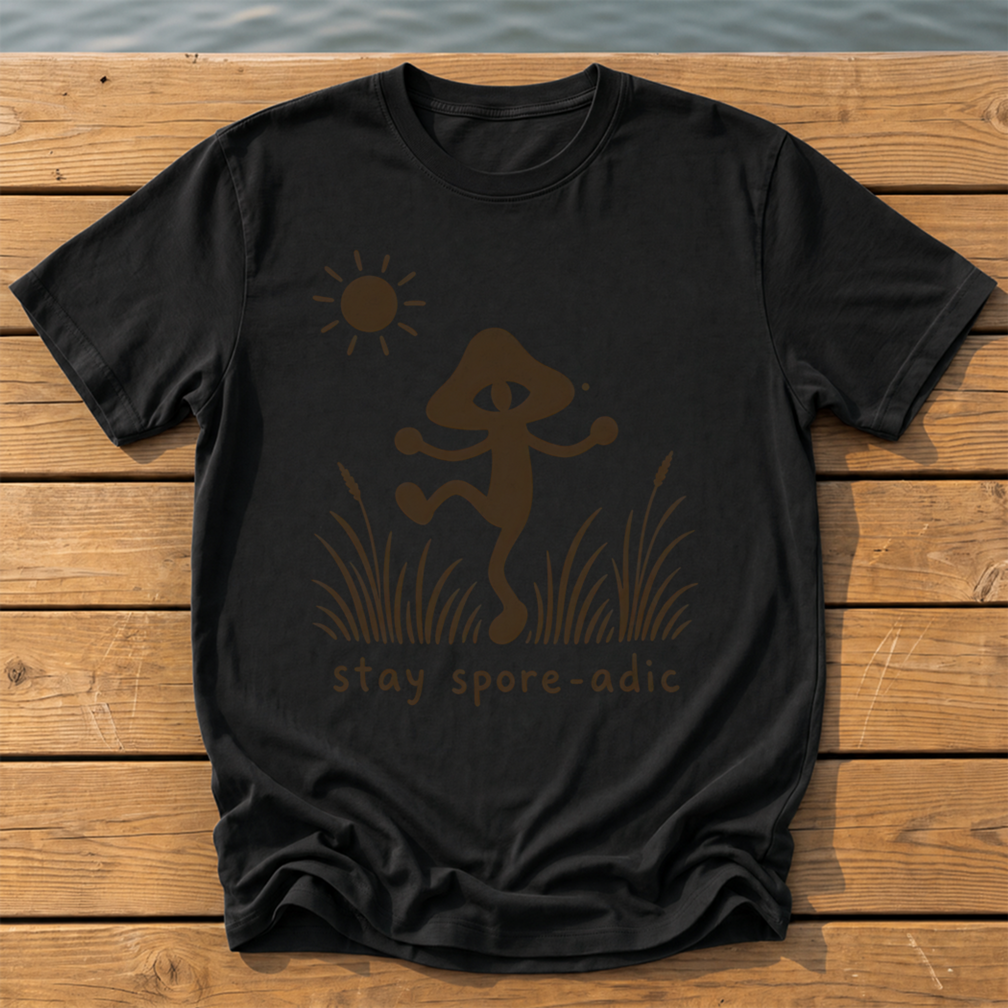 Outside-ish Design 62 T-Shirt — Black