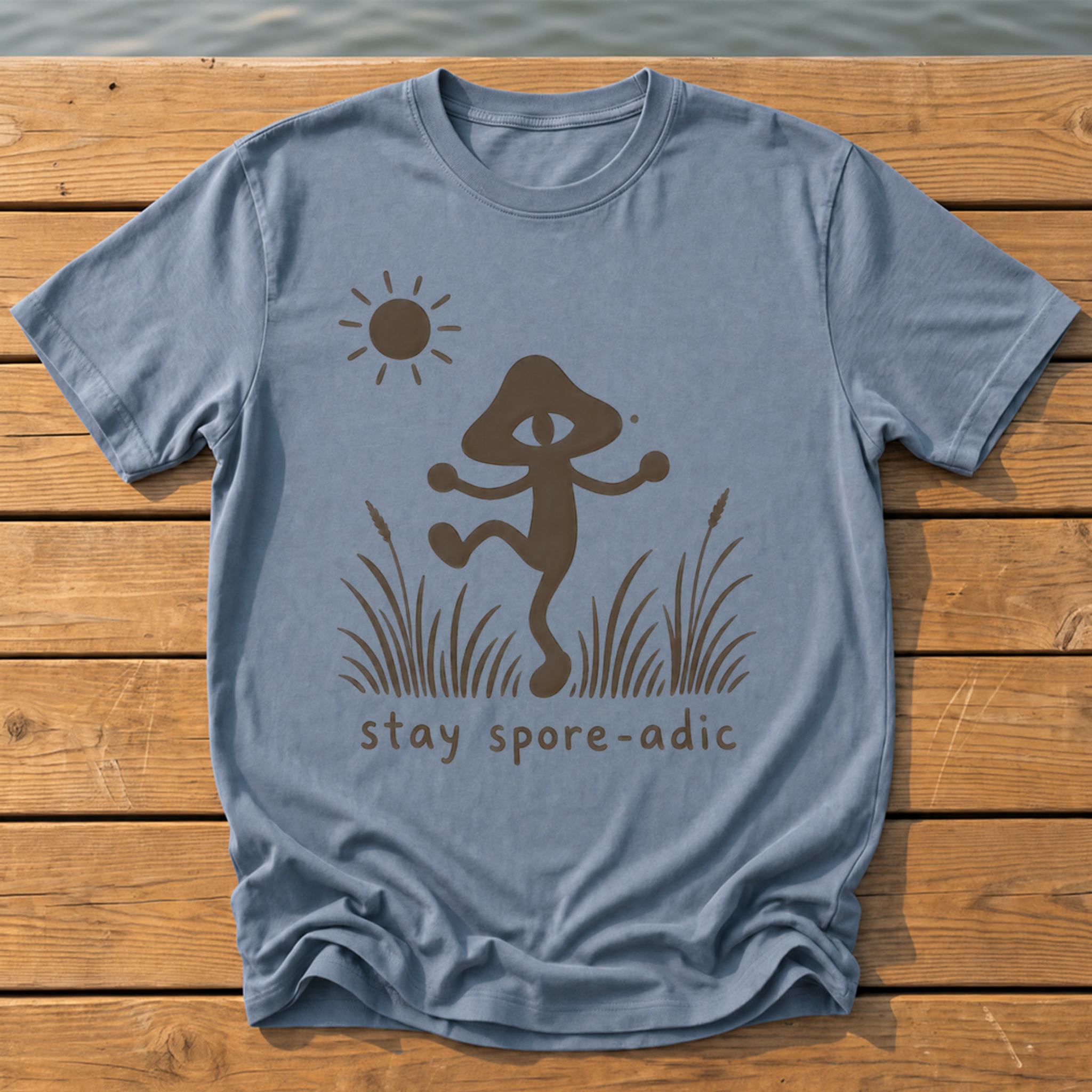 Outside-ish Design 62 T-Shirt — Blue Jean