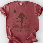 Stay Spore-adic T-Shirt — Brick