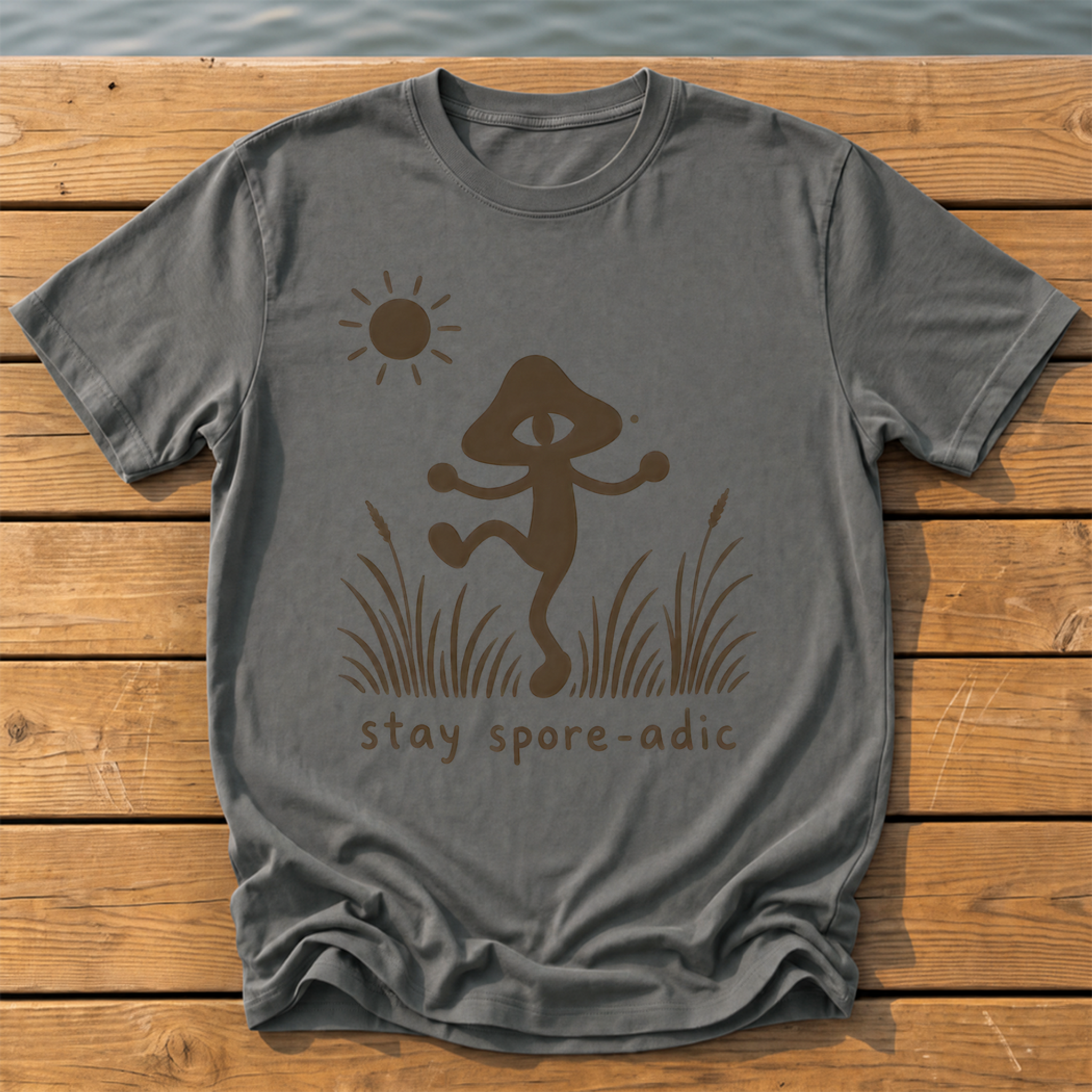 Outside-ish Design 62 T-Shirt — Pepper