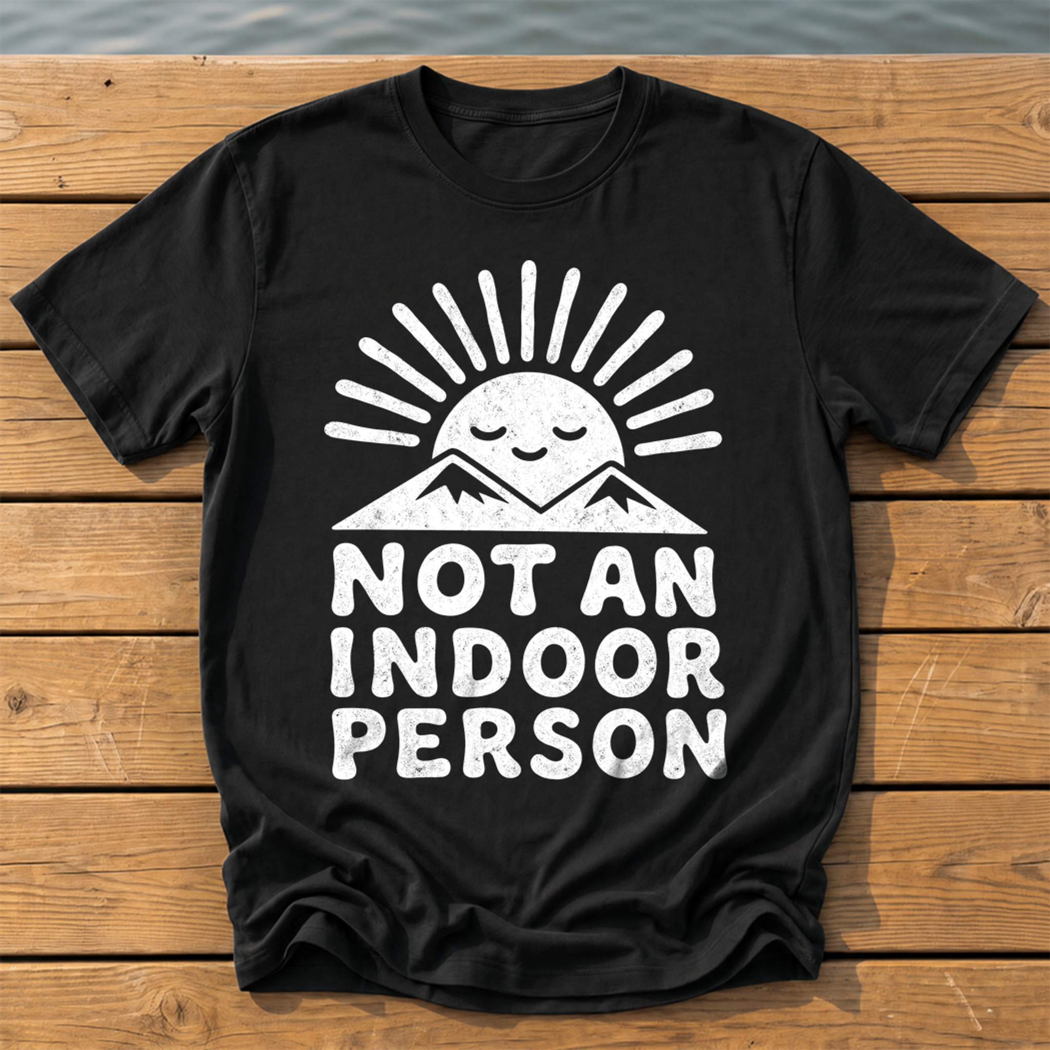 Outside-ish Design 63 T-Shirt — Black