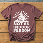 Outside-ish Design 63 T-Shirt — Brick