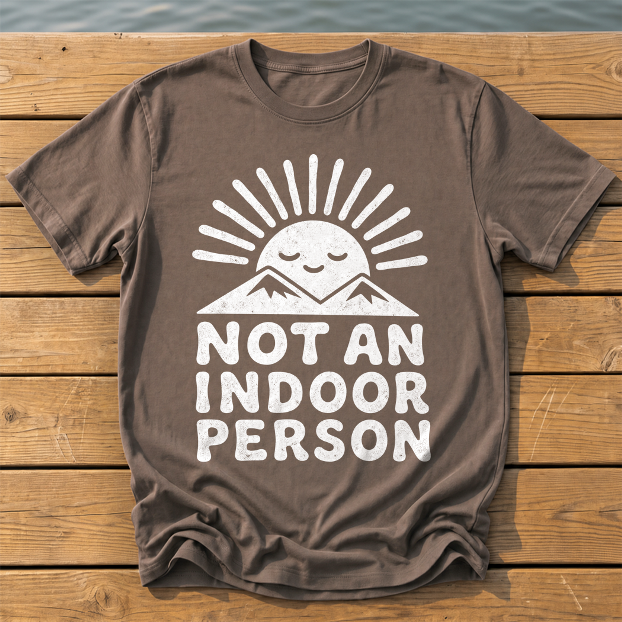 Outside-ish Design 63 T-Shirt — Espresso