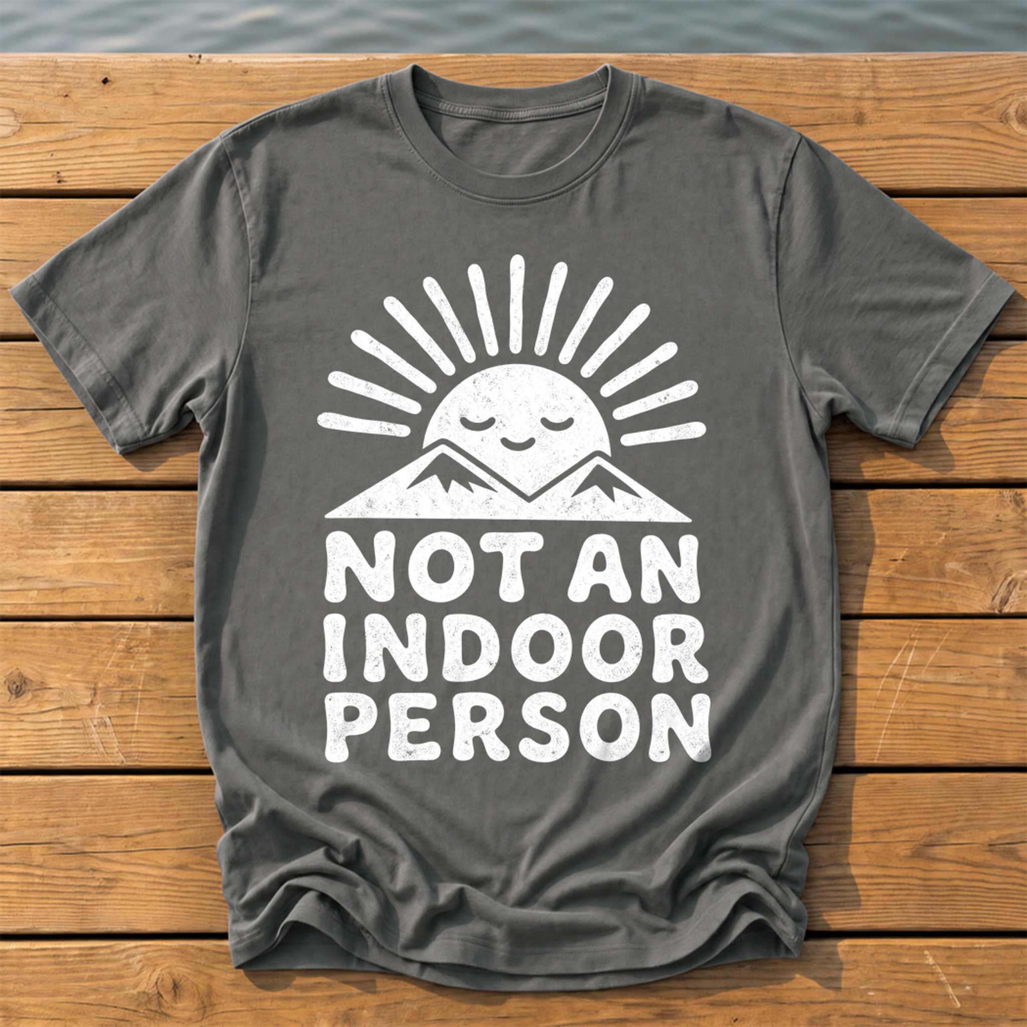 Outside-ish Design 63 T-Shirt — Pepper
