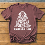 Outside-ish Design 64 T-Shirt — Brick