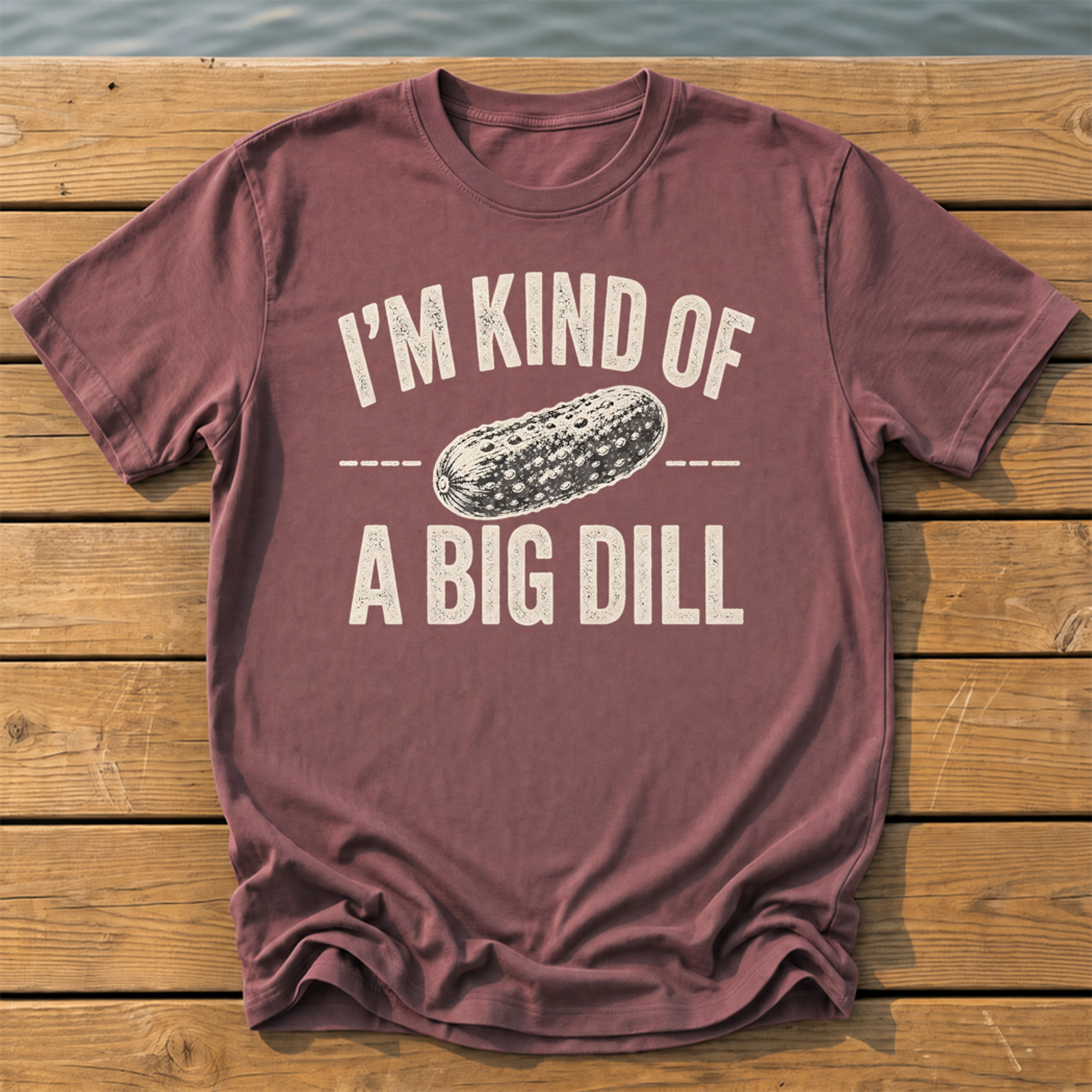 Outside-ish Design 67 T-Shirt — Brick