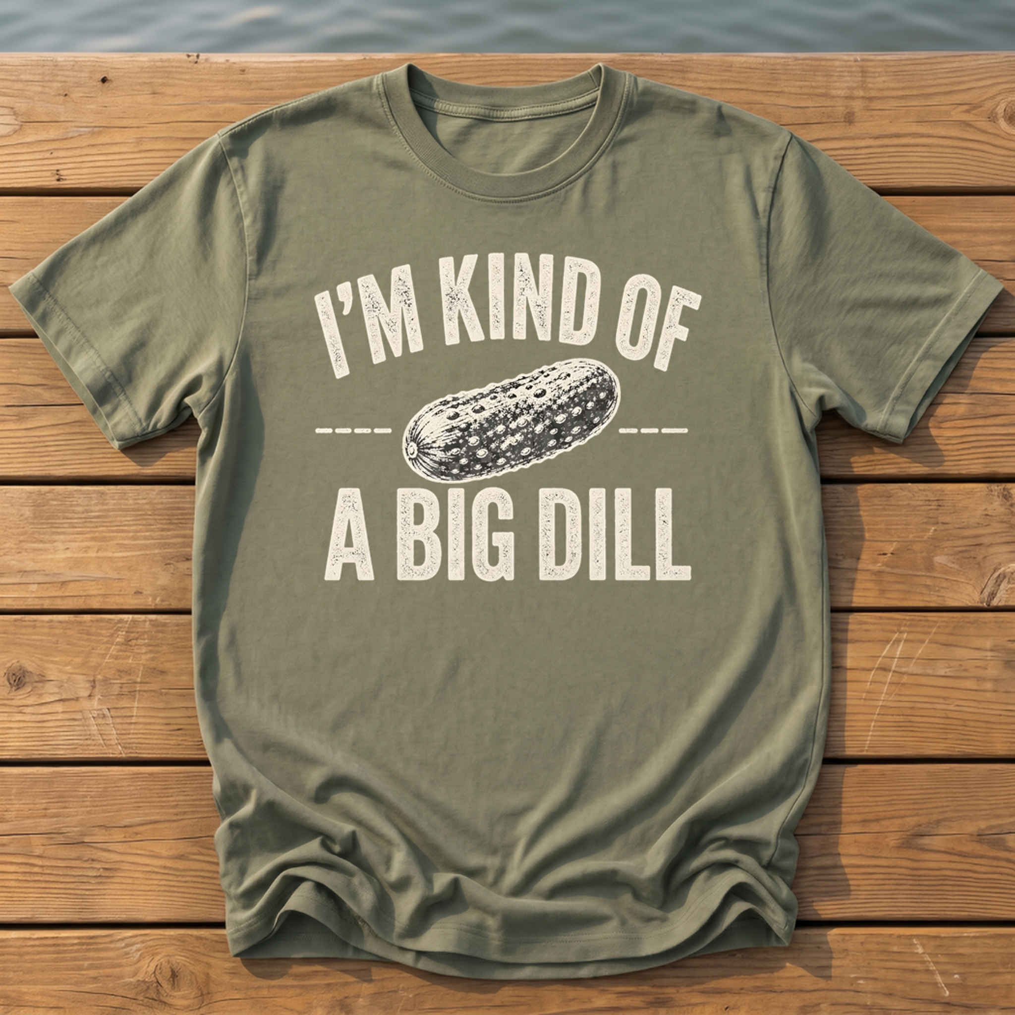 Outside-ish Design 67 T-Shirt — Moss