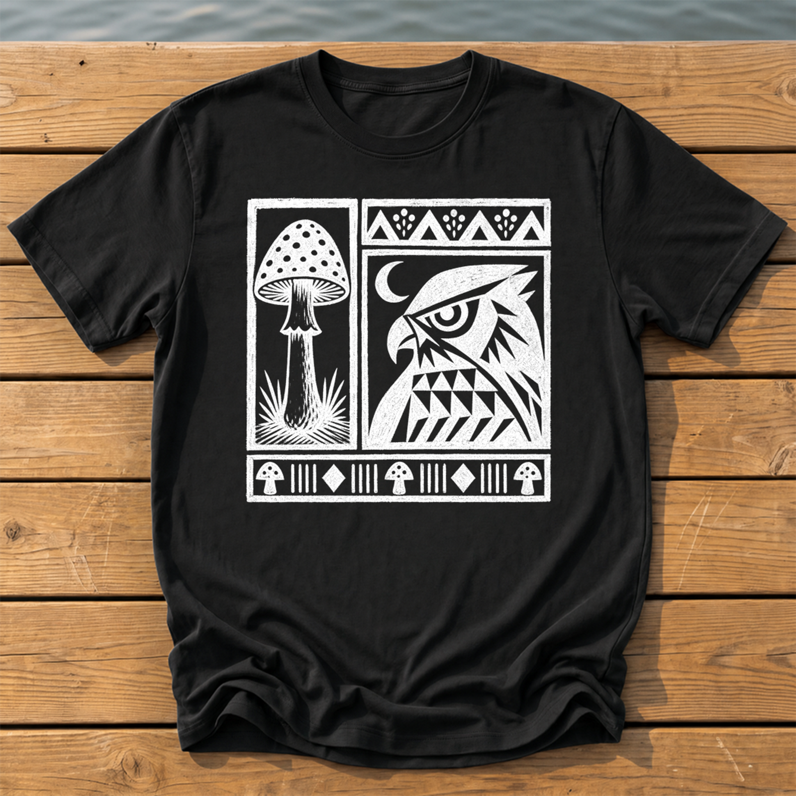 Outside-ish Design 70 T-Shirt — Black