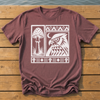 Outside-ish Design 70 T-Shirt — Brick