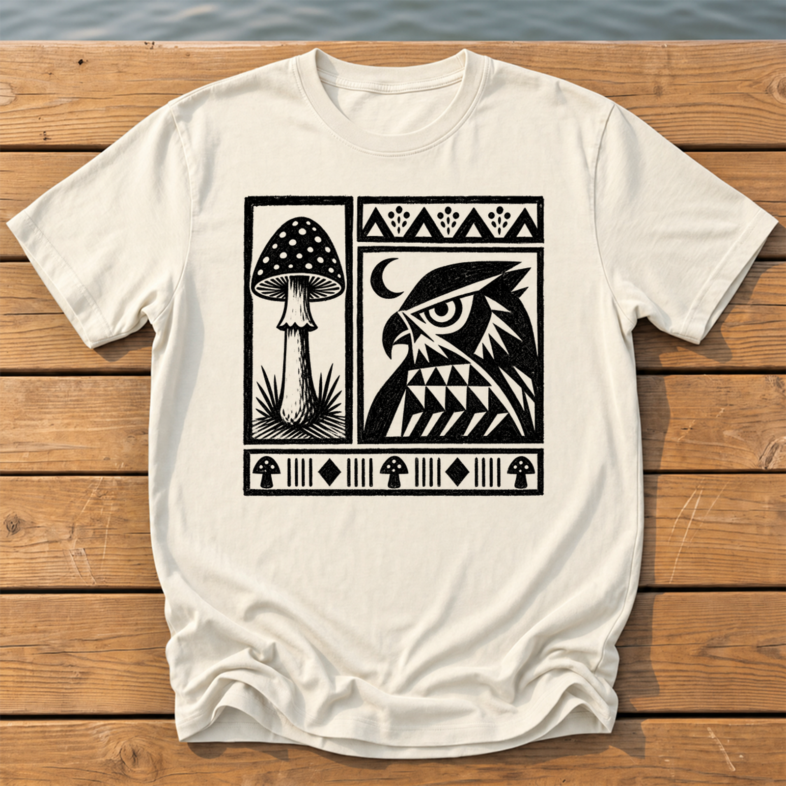 Outside-ish Design 70 T-Shirt — Ivory