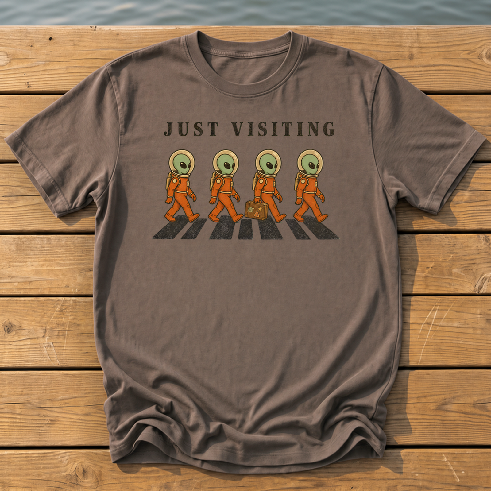 Outside-ish Design 71 T-Shirt — Espresso