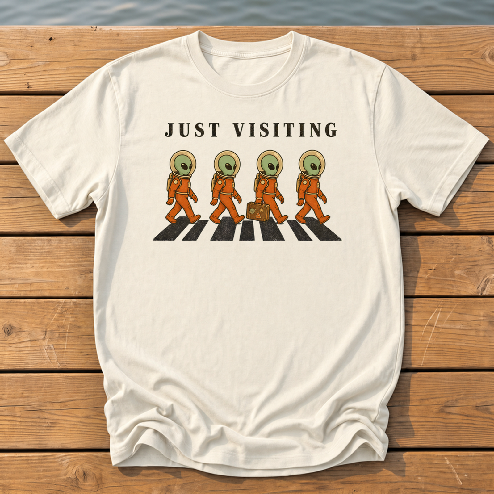 Outside-ish Design 71 T-Shirt — Ivory