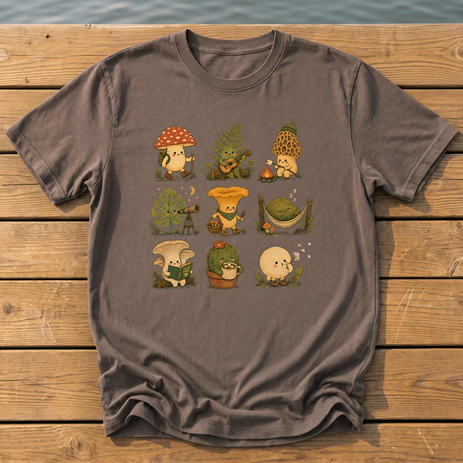 Outside-ish Design 73 T-Shirt — Espresso