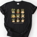Grow at Your Own Pace T-Shirt — Black