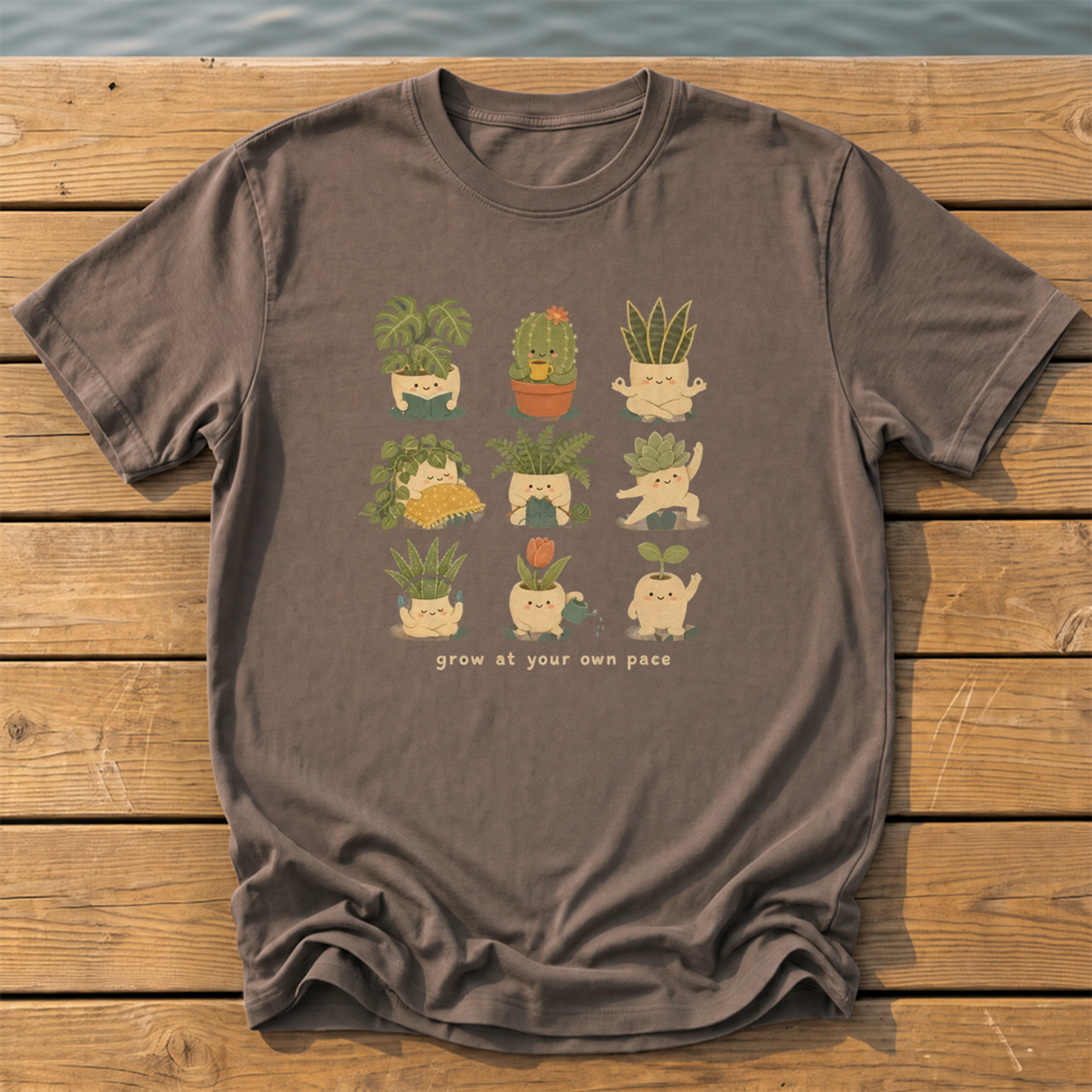 Outside-ish Design 74 T-Shirt — Espresso