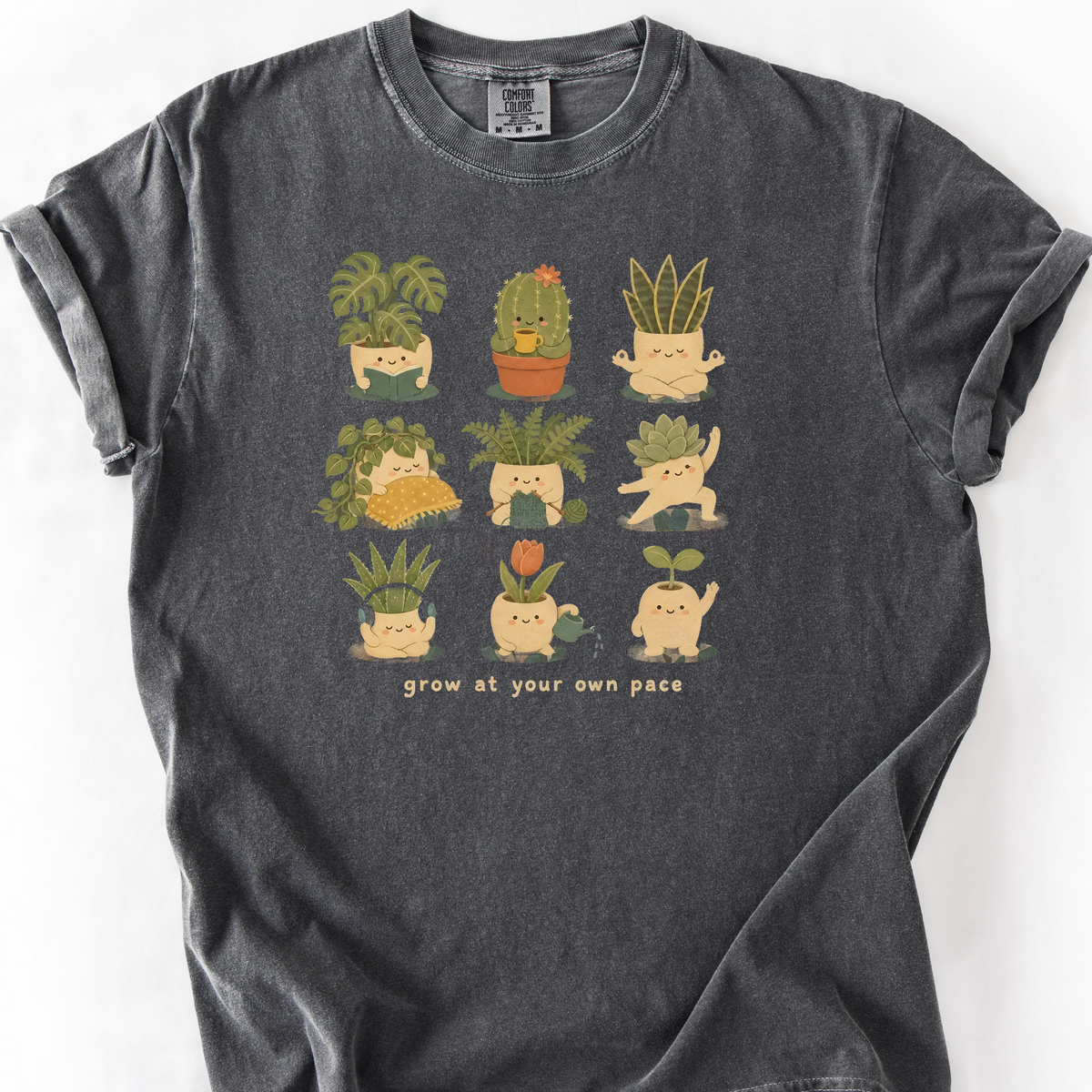 Grow at Your Own Pace T-Shirt — Pepper