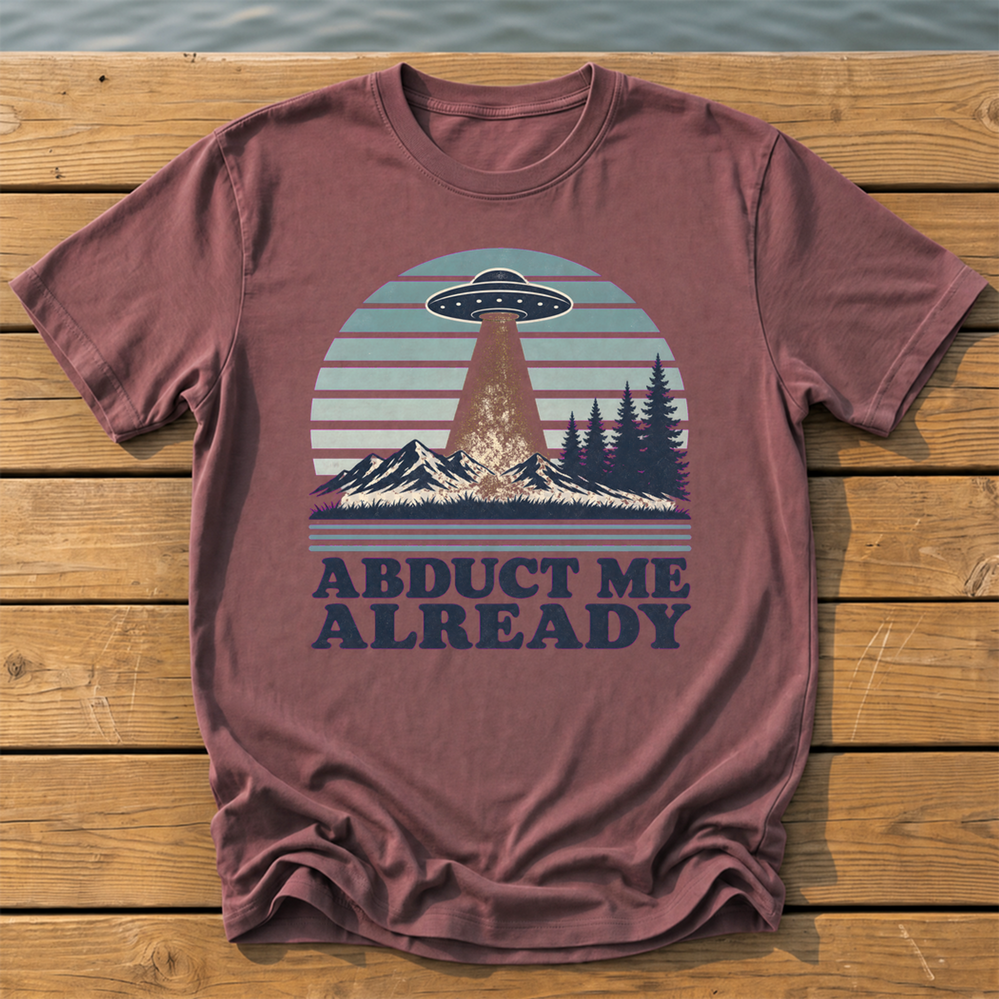 Outside-ish Design 75 T-Shirt — Brick