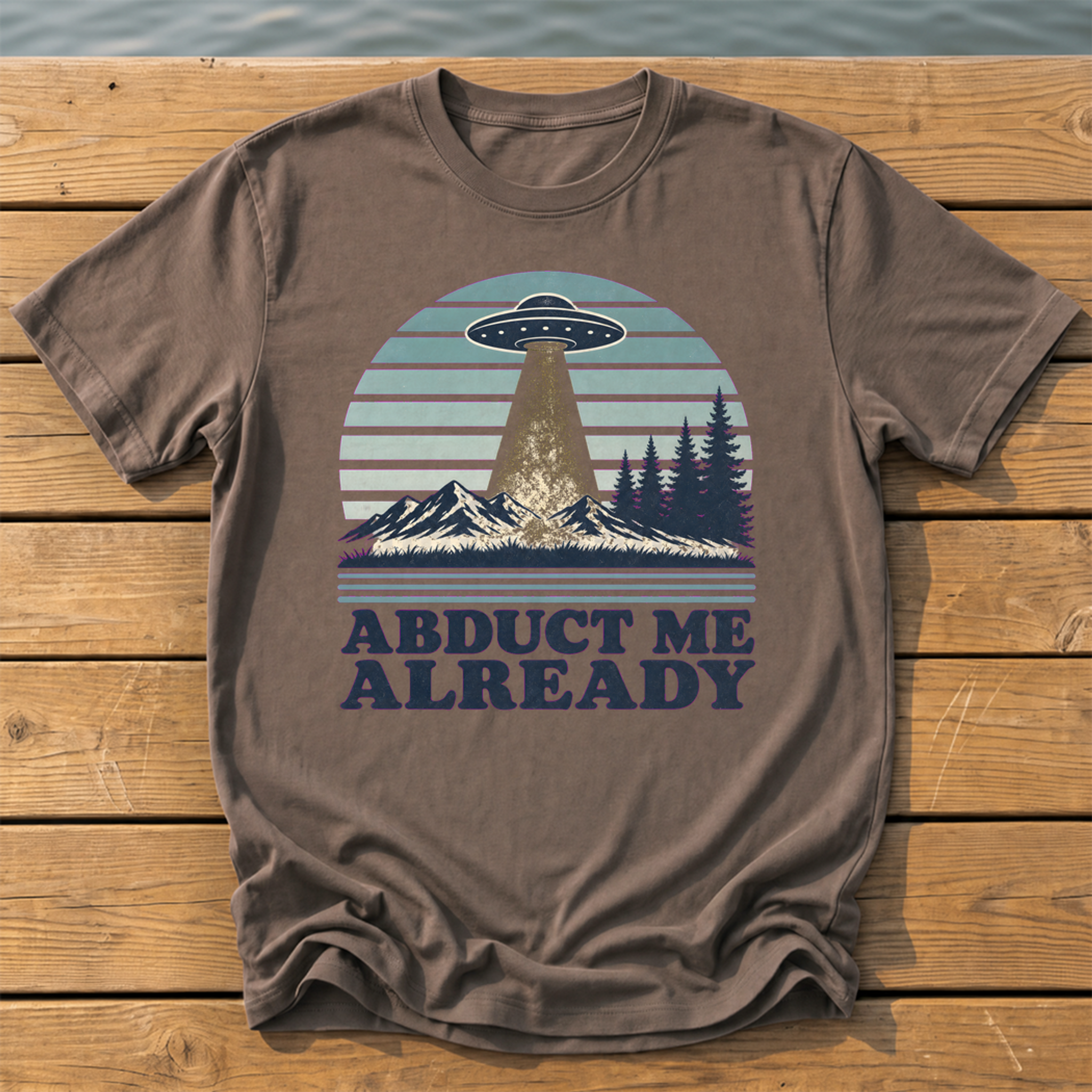 Outside-ish Design 75 T-Shirt — Espresso