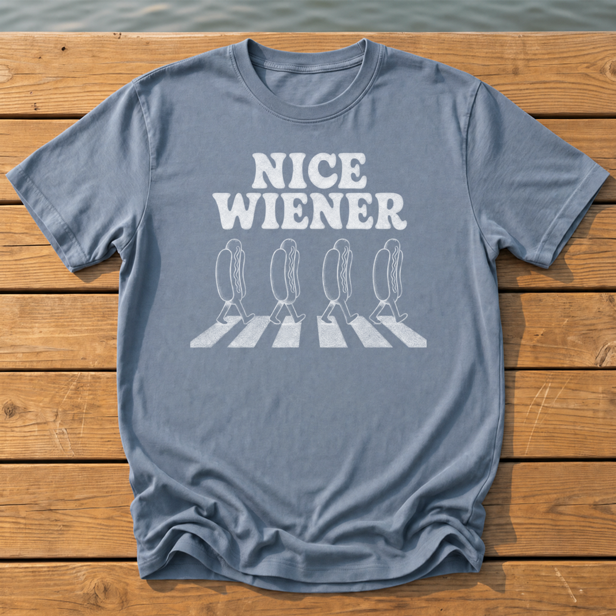 Outside-ish Design 78 T-Shirt — Blue Jean