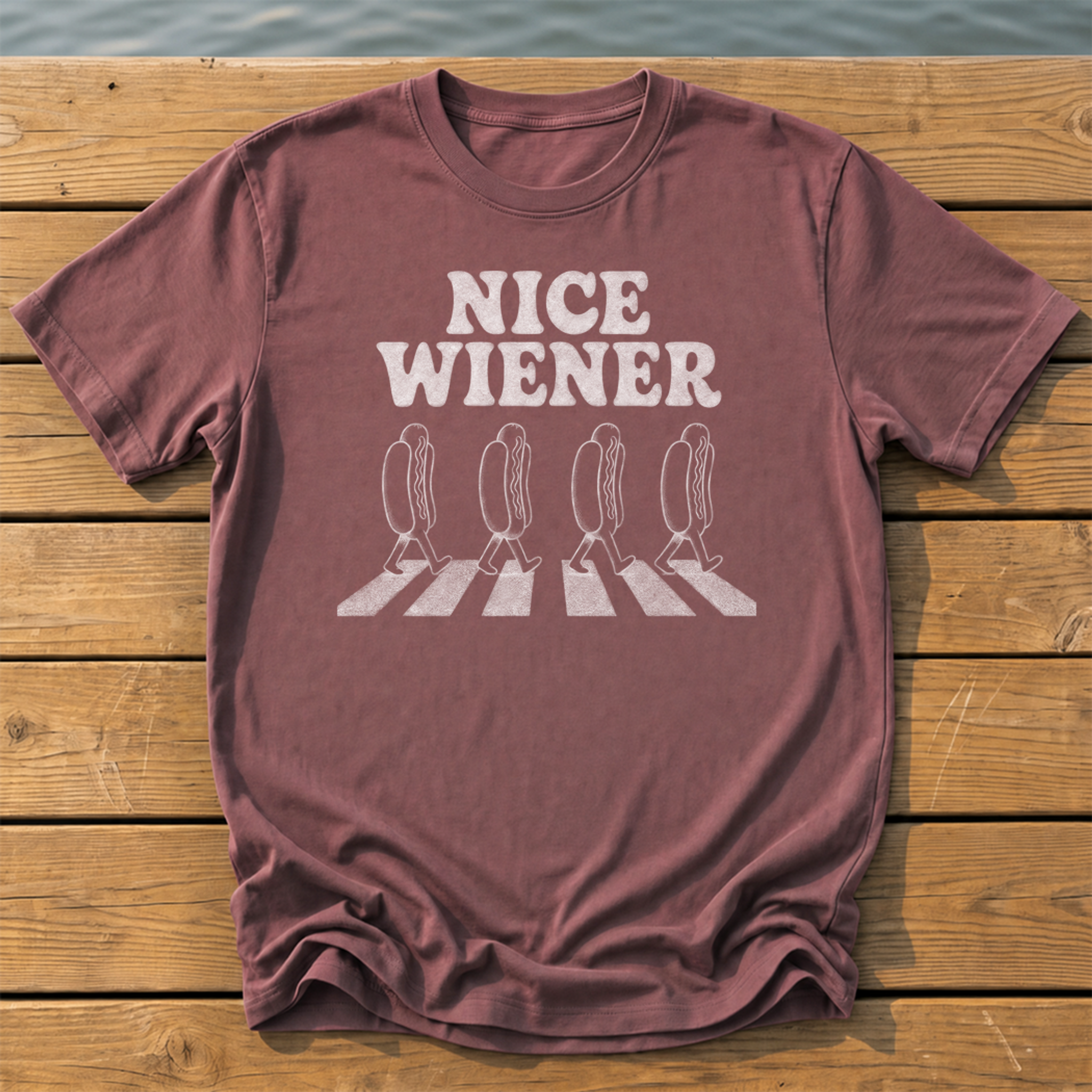 Outside-ish Design 78 T-Shirt — Brick
