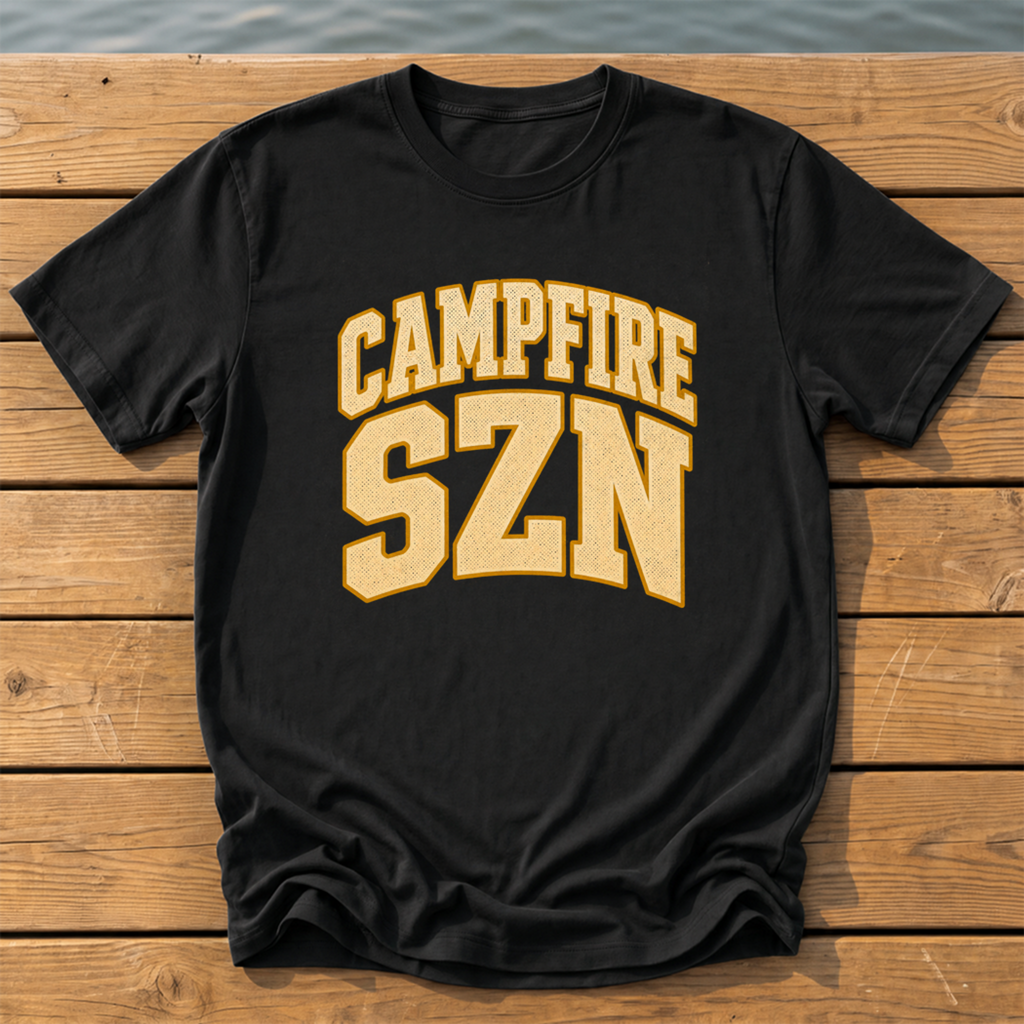 Outside-ish Design 82 T-Shirt — Black