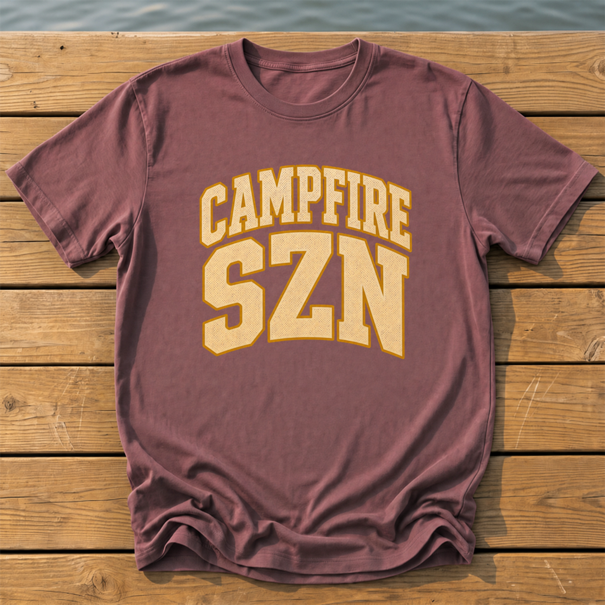 Outside-ish Design 82 T-Shirt — Brick