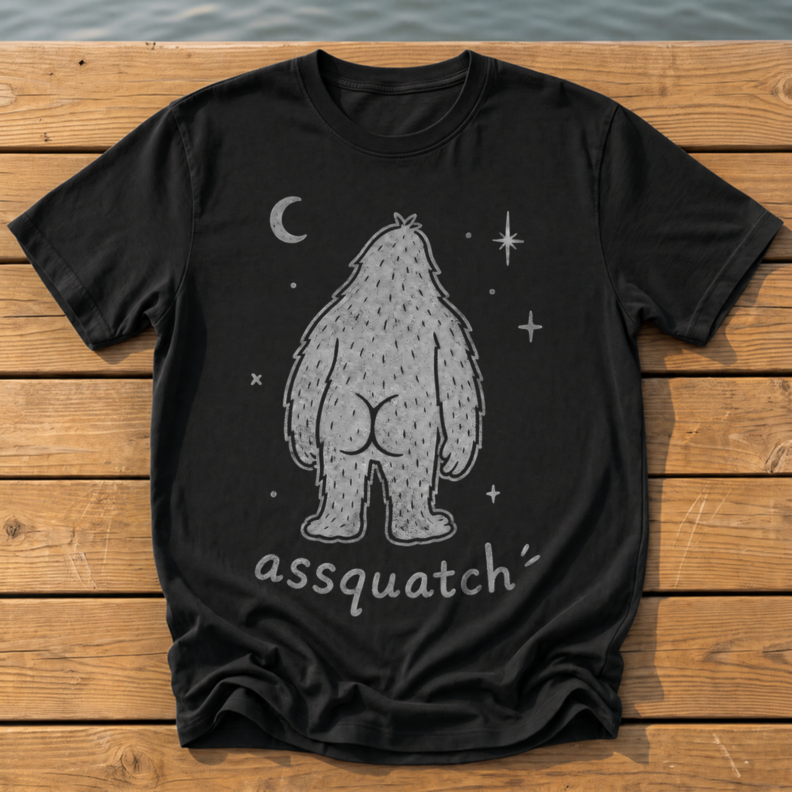 Outside-ish Design 84 T-Shirt — Black