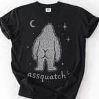 Assquatch T-Shirt — Black
