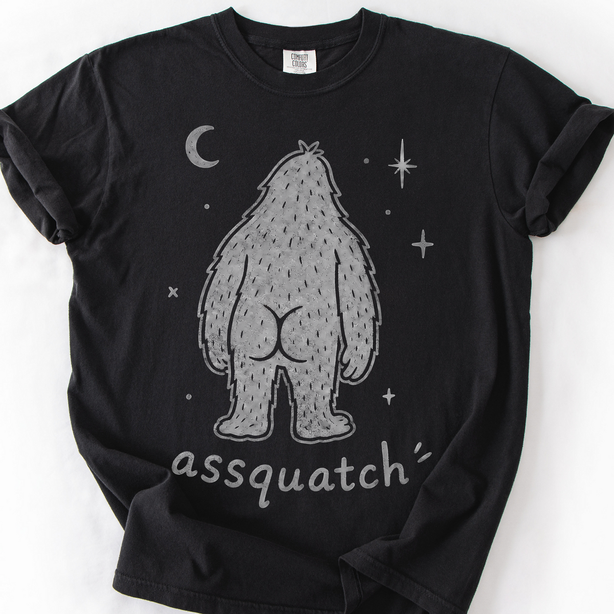 Assquatch T-Shirt — Black
