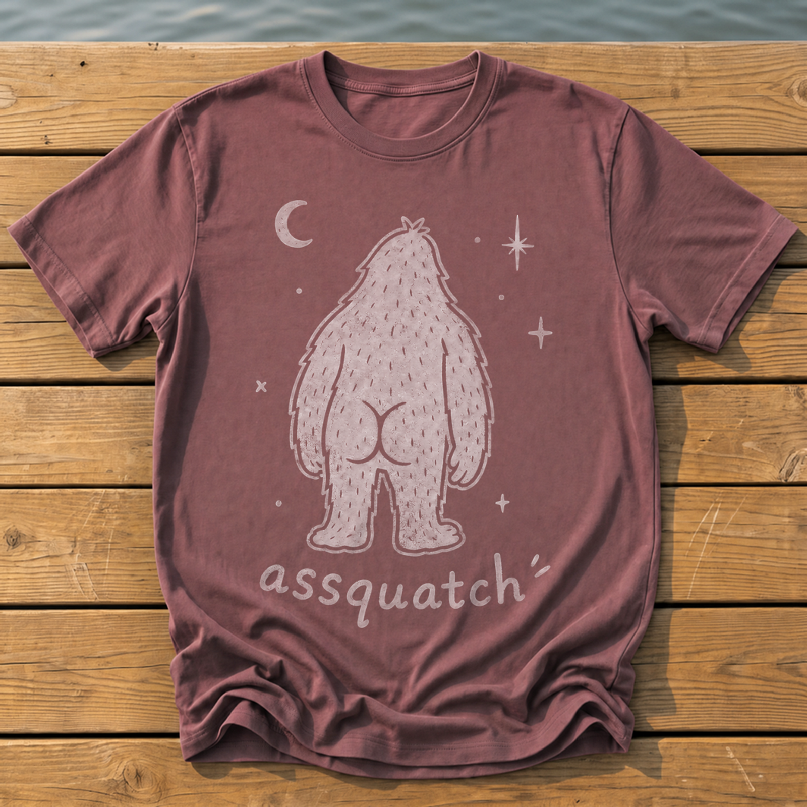 Outside-ish Design 84 T-Shirt — Brick