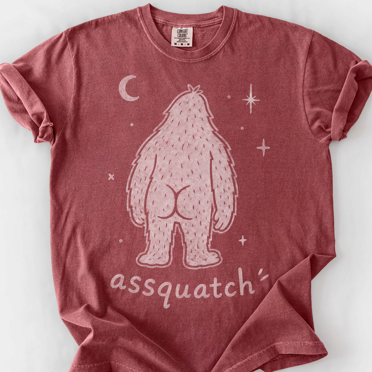 Assquatch T-Shirt — Brick