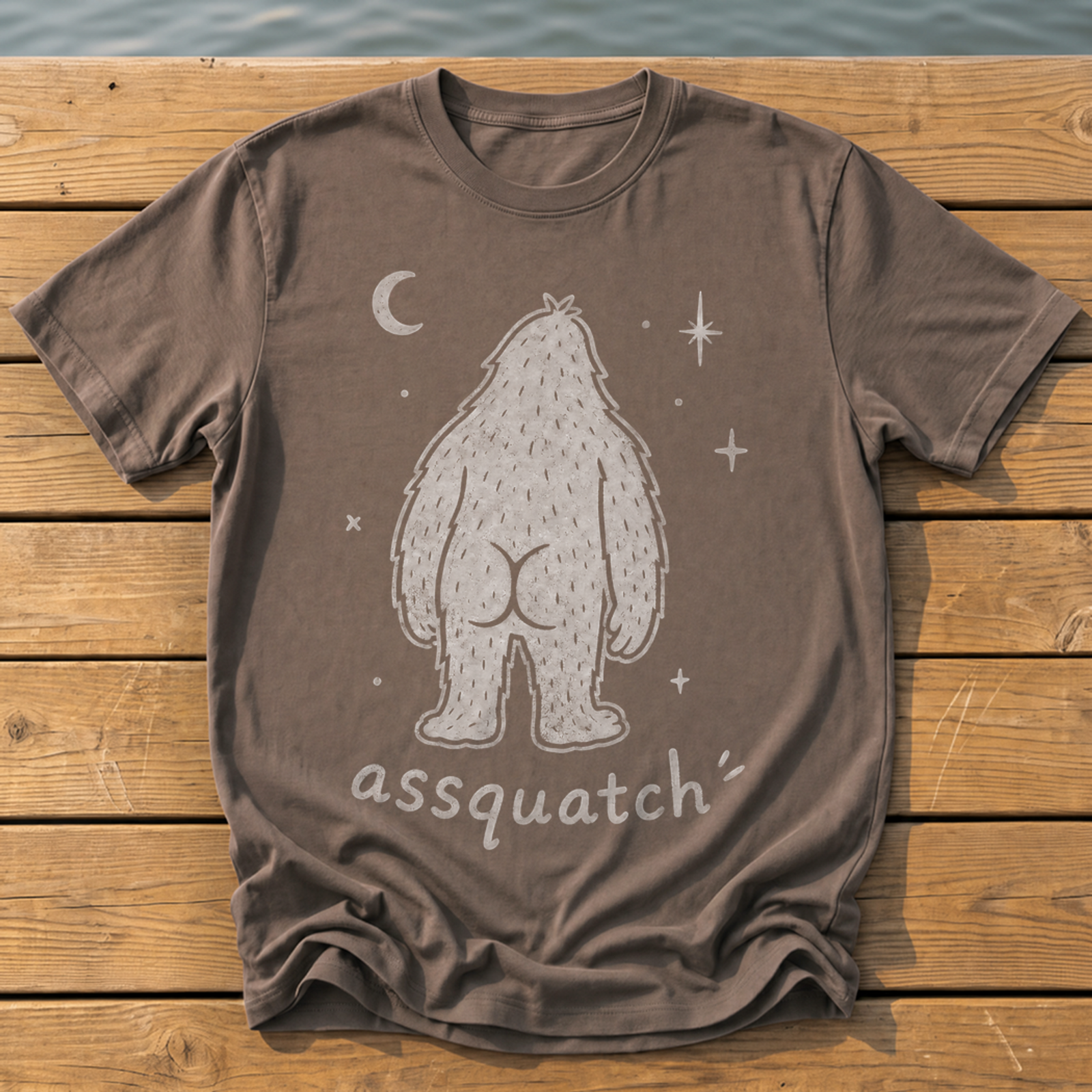 Outside-ish Design 84 T-Shirt — Espresso