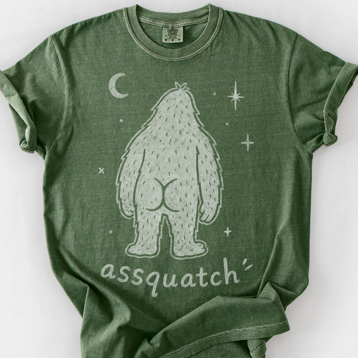Assquatch T-Shirt — Moss