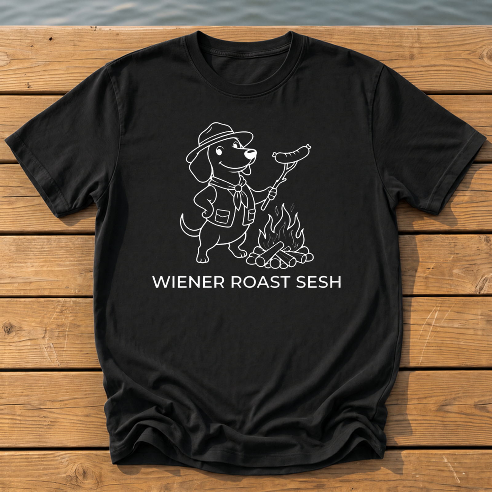 Outside-ish Design 85 T-Shirt — Black