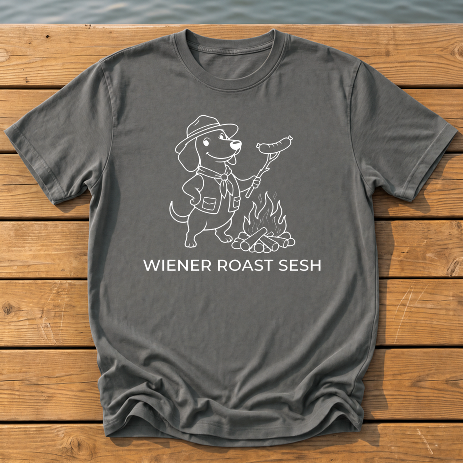 Outside-ish Design 85 T-Shirt — Pepper