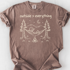 Outside Over Everything T-Shirt — Espresso