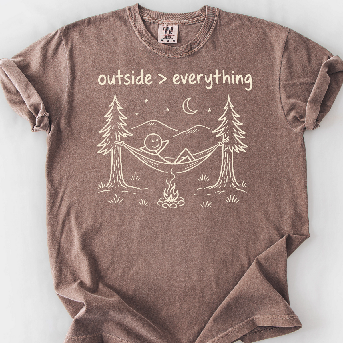 Outside Over Everything T-Shirt — Espresso