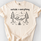 Outside Over Everything T-Shirt — Ivory