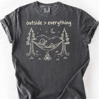 Outside Over Everything T-Shirt — Pepper