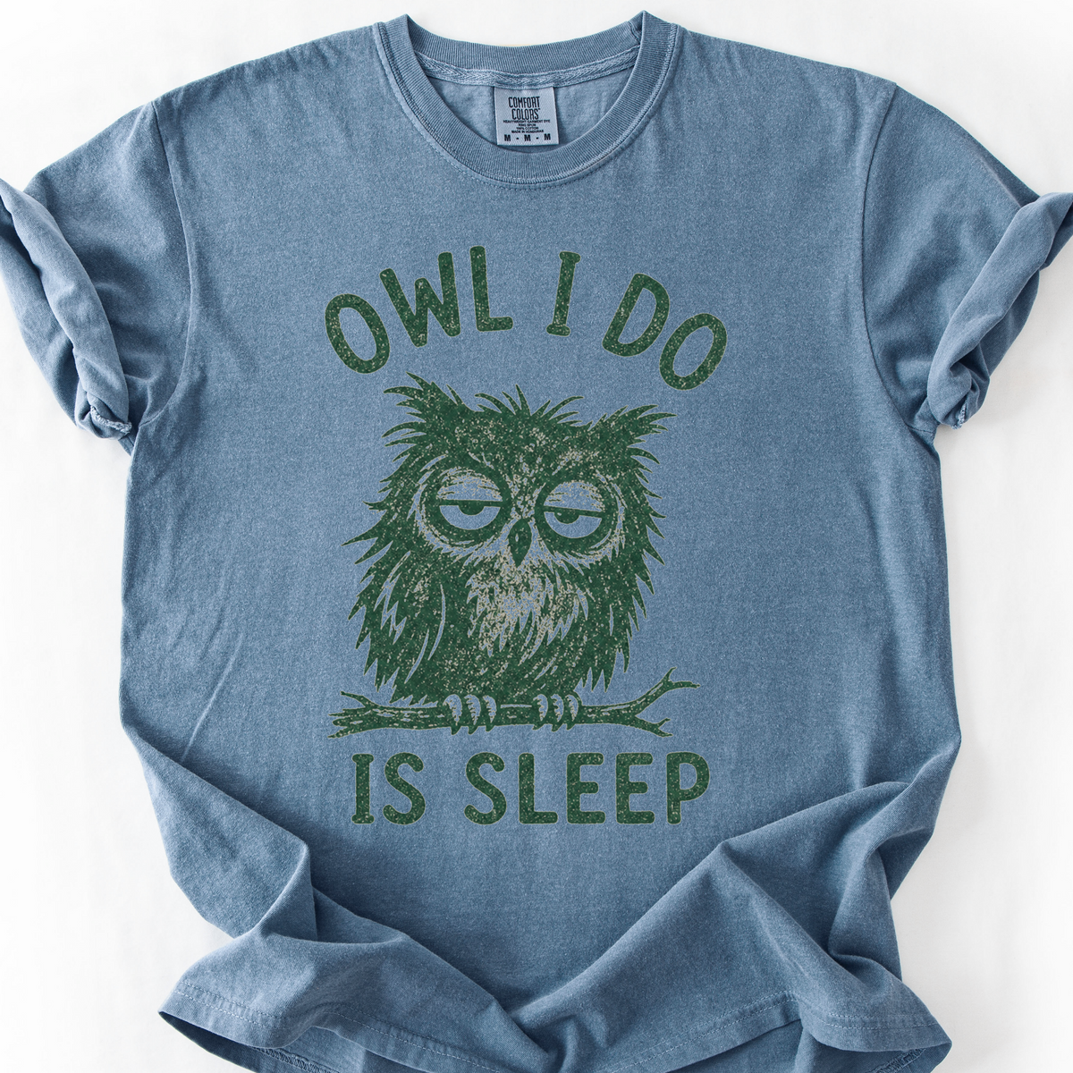 Owl I Do Is Sleep T-Shirt — Blue Jean