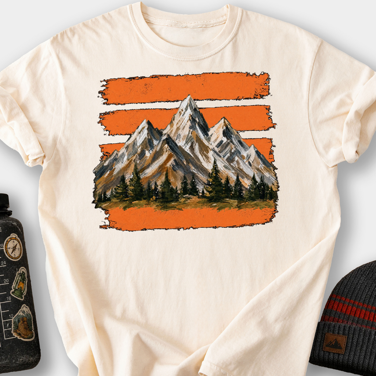 Painted Peaks T-Shirt — Ivory
