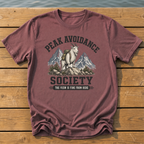 Peak Avoidance Society T-Shirt — Brick