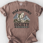 Peak Avoidance Society T-Shirt — Espresso