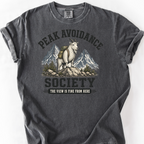 Peak Avoidance Society T-Shirt — Pepper