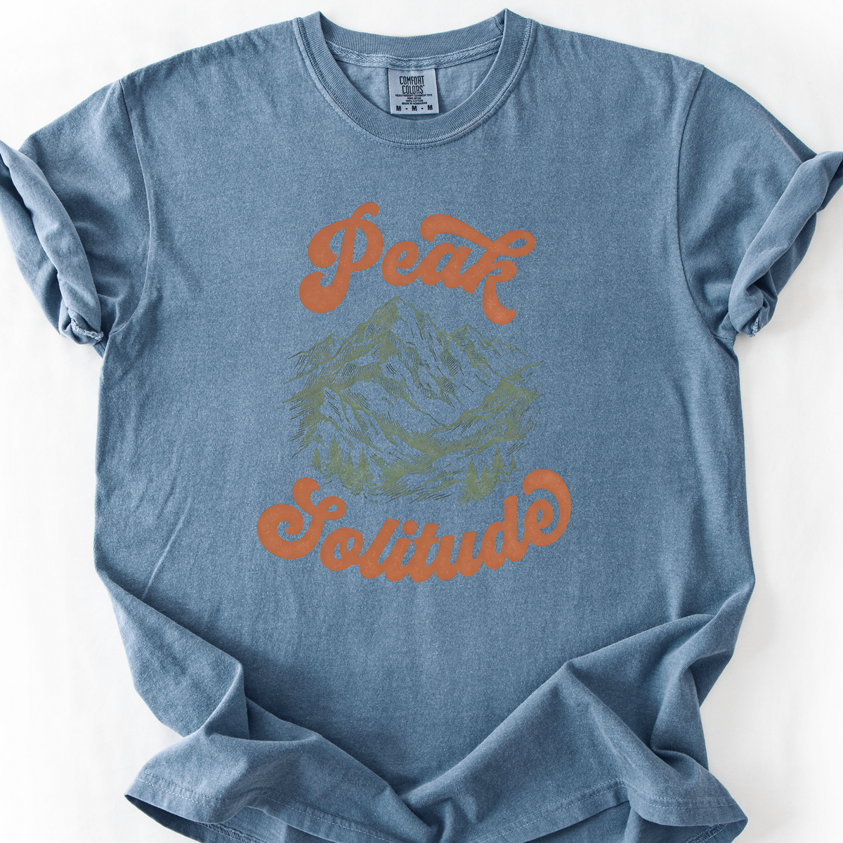 Peak Solitude T-Shirt — Blue Jean