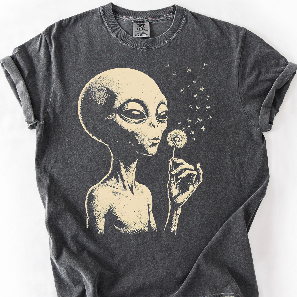 Alien Dandelion T-Shirt — Pepper