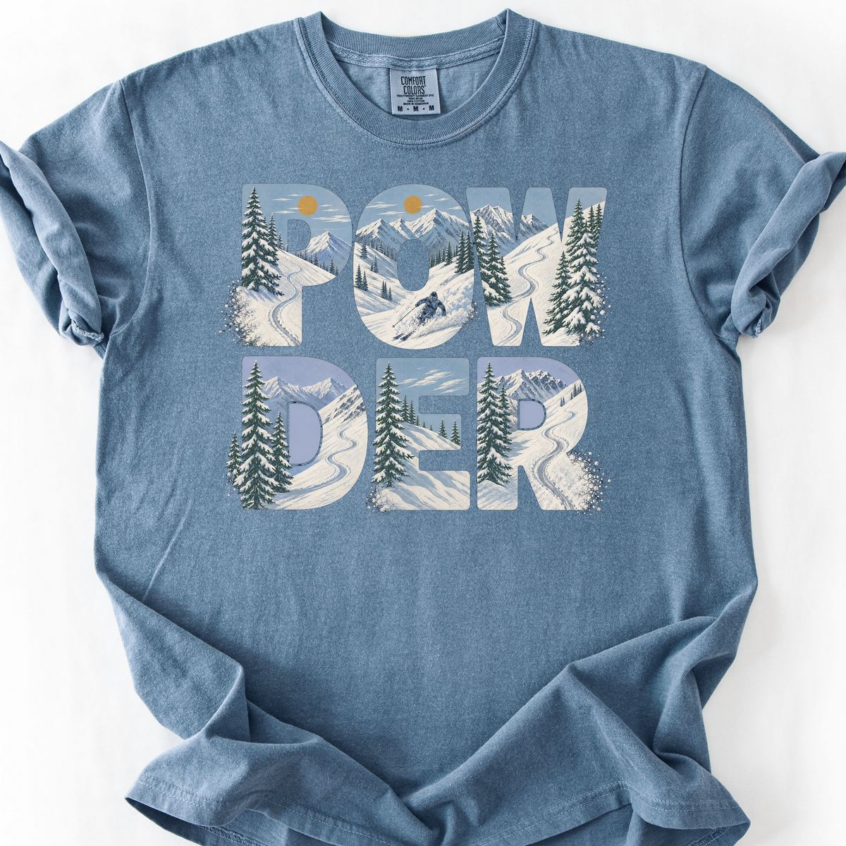 Powder T-Shirt — Blue Jean