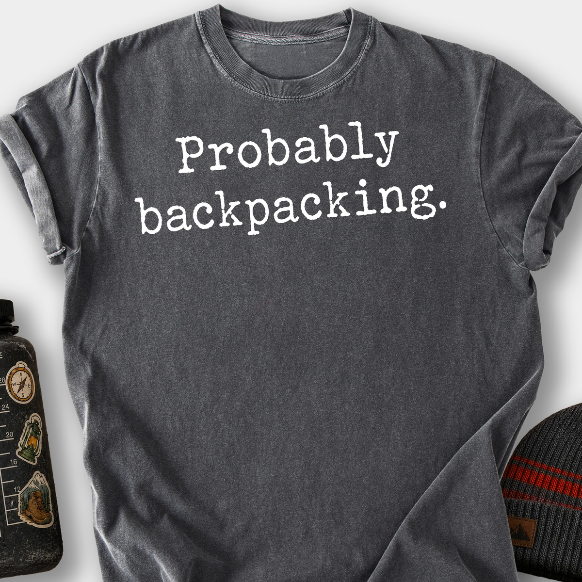Probably Backpacking T-Shirt — Pepper