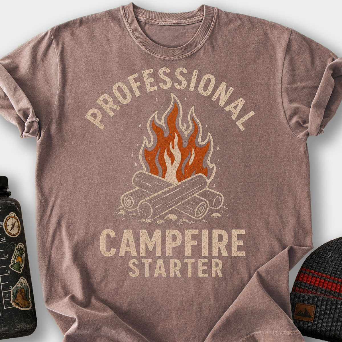 Professional Campfire Starter T-Shirt — Espresso